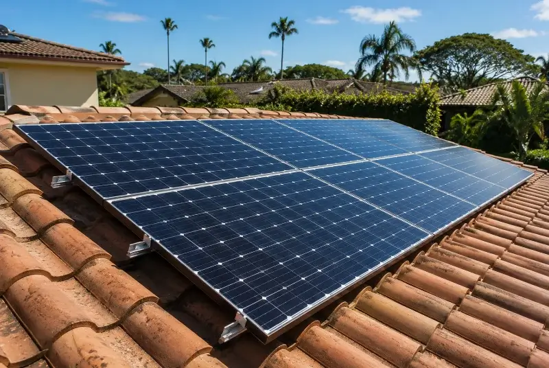 Installation de panneaux solaires au Bouscat